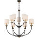 Audley 9 Light 33 inch Old Bronze Chandelier Ceiling Light