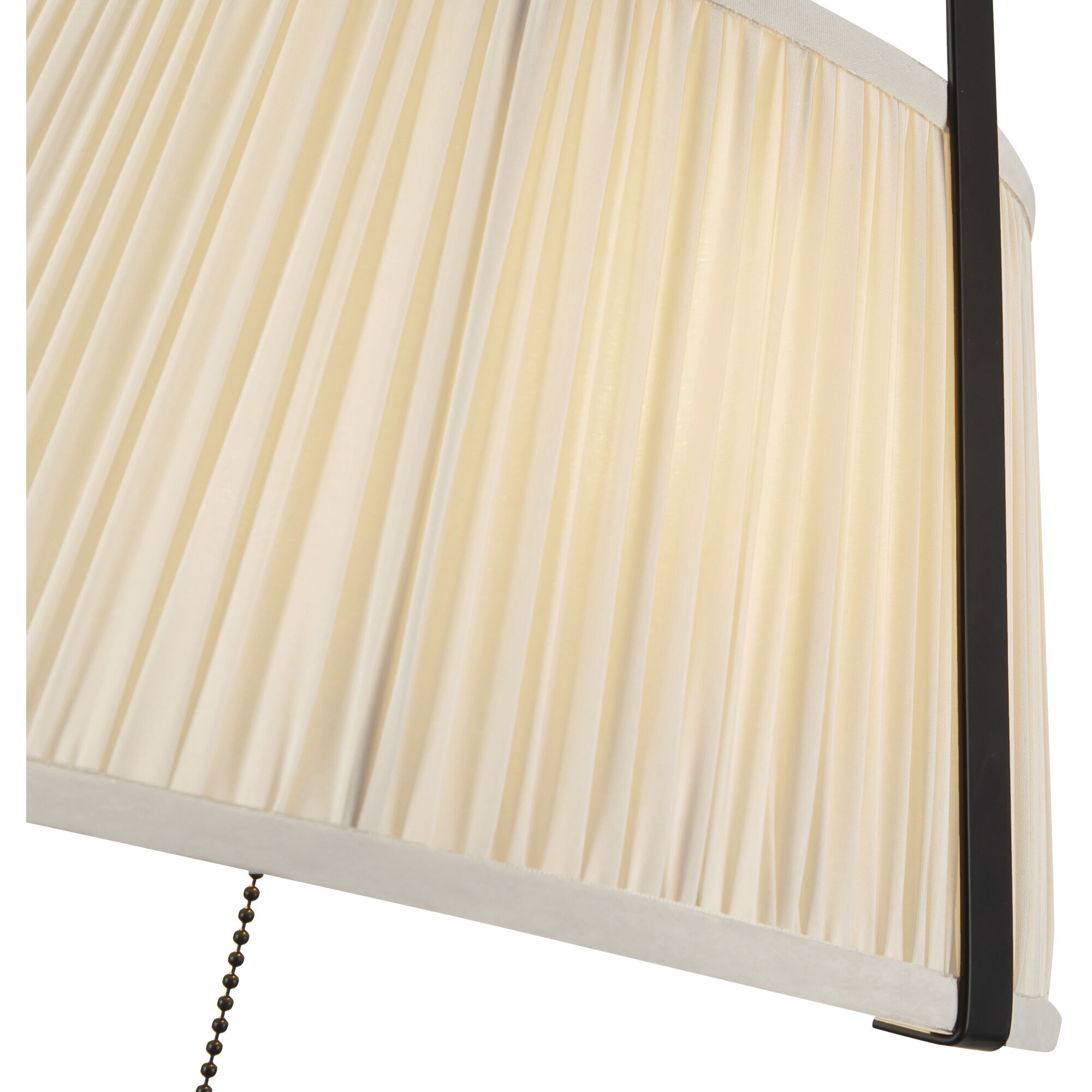 Alora Mood Scout 2 Light 13.25 inch Matte Black and White Linen Pendant Ceiling Light