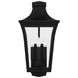 Quentin 4 Light 20 inch Earth Black Outdoor Wall Lantern, Large