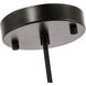 Gabe 1 Light 6 inch Black Pendant Ceiling Light