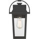 Branwyn 1 Light 13 inch Sand Coal Black Outdoor Wall Lantern