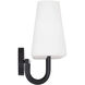 Averitt 3 Light 24 inch Matte Black Vanity Light Wall Light