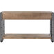 Calvin 55 X 16 inch Black Iron Console Table