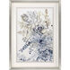 Royal Blue Blue and Brown Framed Art