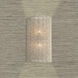 Copra 2 Light 10.2 inch Nickel Wall Sconce Wall Light