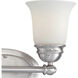 Bella Vanity Light Wall Light in Brushed Nickel