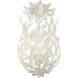 Broche 3 Light 9.5 inch Matte White Semi Flush Ceiling Light