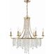 Gabrielle 6 Light 28 inch Antique Gold Chandelier Ceiling Light