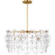 kate spade new york Candace 5 Light 27 inch Burnished Brass Chandelier Ceiling Light