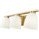 Naya 3 Light 24 inch Modern Gold Bath Vanity Light Wall Light