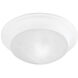 Omega 1 Light 11.5 inch White Flush Mount Ceiling Light