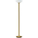 Light Cannon 72.75 inch 100 watt Satin Brass Floor Lamp Portable Light