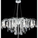 Contemporary 10 Light 31 inch Silver Chandelier Ceiling Light