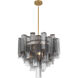 Torvento 9 Light 25.25 inch Legacy Brass Pendant Ceiling Light