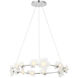 Barbara Barry Petaluma LED 34.5 inch Soft Silver Ring Chandelier Ceiling Light