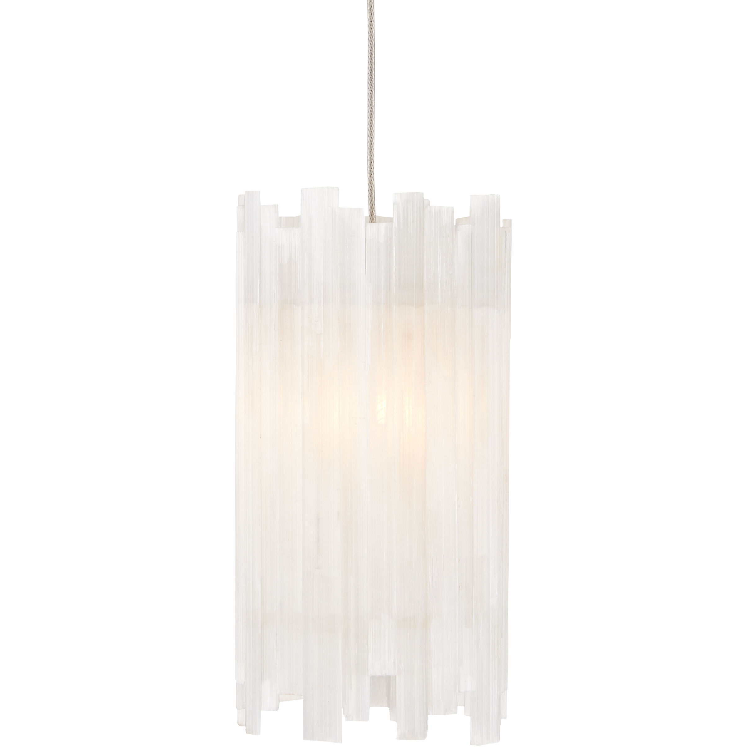 Escenia 15 Light 48 inch Natural/Painted Silver Multi-Drop Pendant Ceiling Light