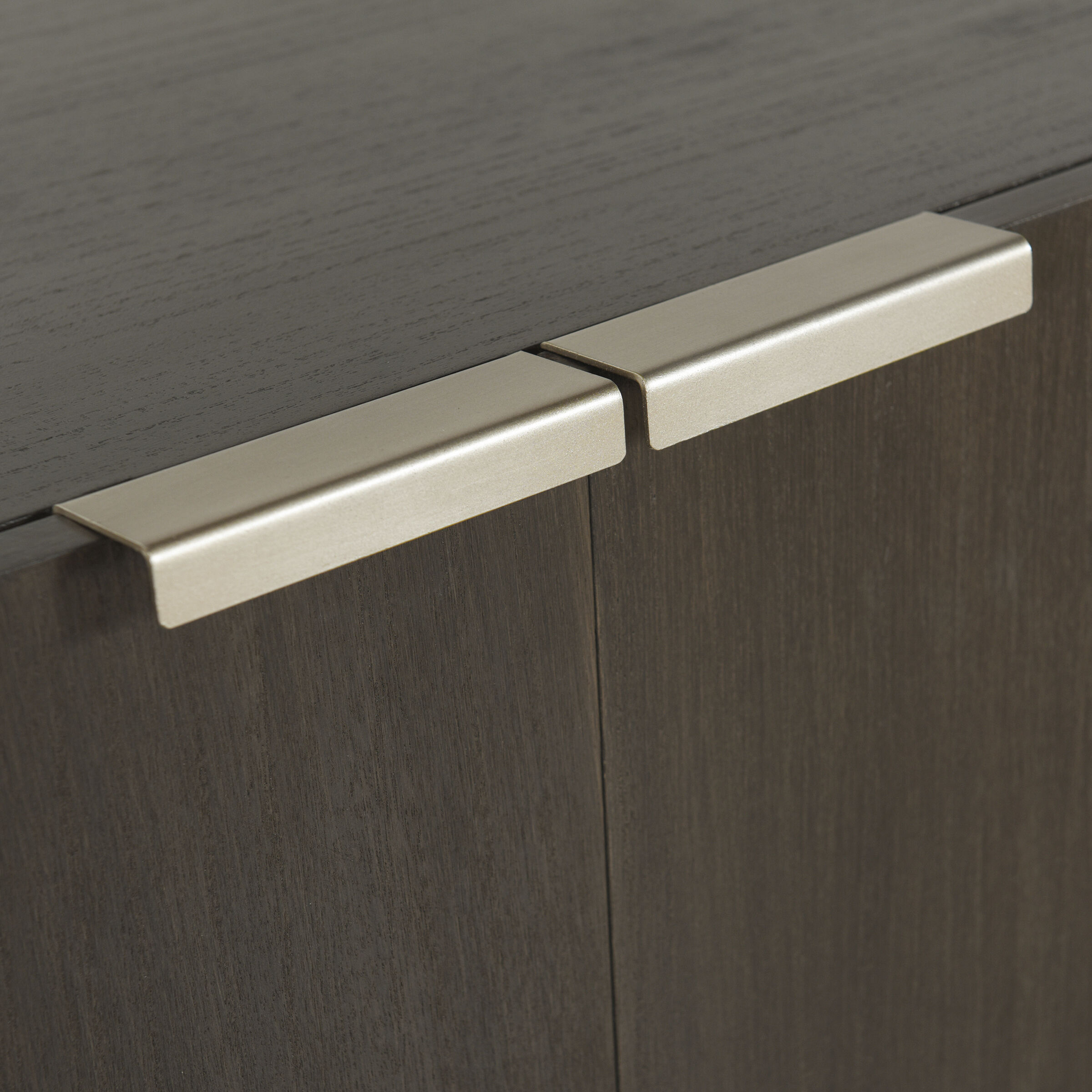 Cameron Gray Brown and Rose Gold Cabinet