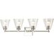 East Point Vanity Light Wall Light in Polished Chrome