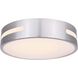 Niven LED 13 inch Brushed Nickel Flush Mount Ceiling Light