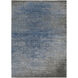 Amadeo 87 X 63 inch Denim/Light Gray/Medium Gray/Dark Brown/Black Rugs, Polypropylene and Polyester