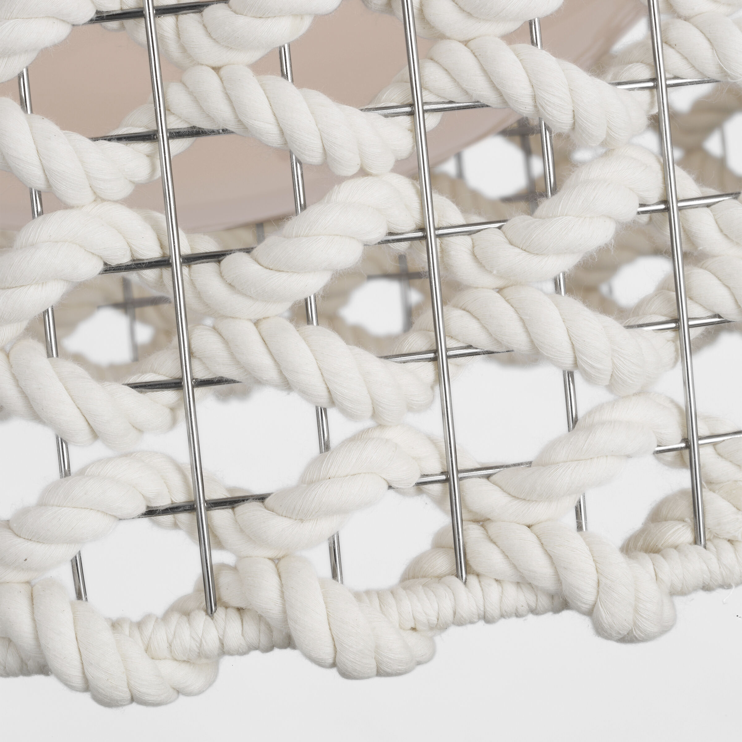 Fisher Weisman Catania LED 30 inch Polished Nickel Hanging Shade Ceiling Light