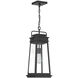 Boone 1 Light 8.25 inch Black Outdoor Hanging Lantern