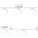 Neelia 3 Light White Track Light Ceiling Light