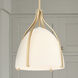Arcelia 1 Light 12 inch Alturas Gold Pendant Ceiling Light, Medium