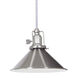 Union Square 1 Light 8 inch Pewter Pendant Ceiling Light in Satin Nickel
