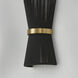 Cecilia 2 Light 8.75 inch Black Rope and Patinaed Brass Sconce Wall Light