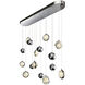 Salvador LED 10 inch Polished Nickel Chandelier Ceiling Light