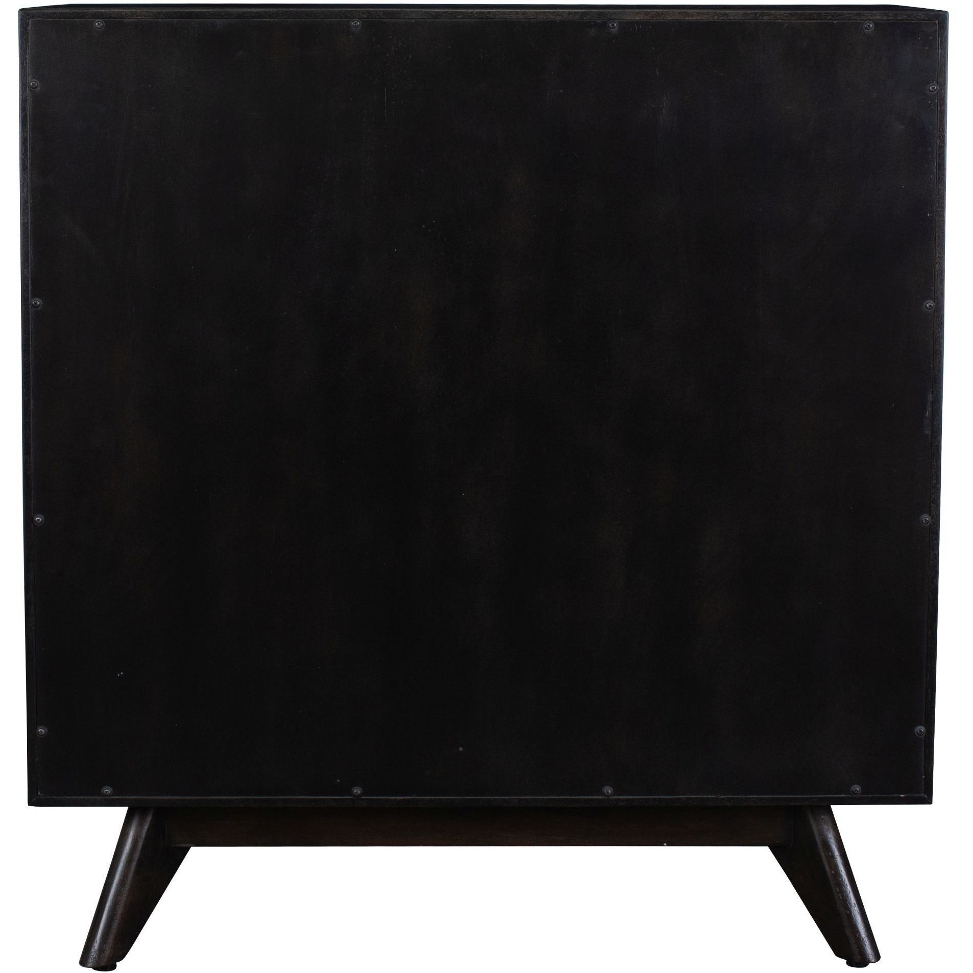 Reina Mango and Java Wood Veneers and Dark Walnut 2 Door Cabinet