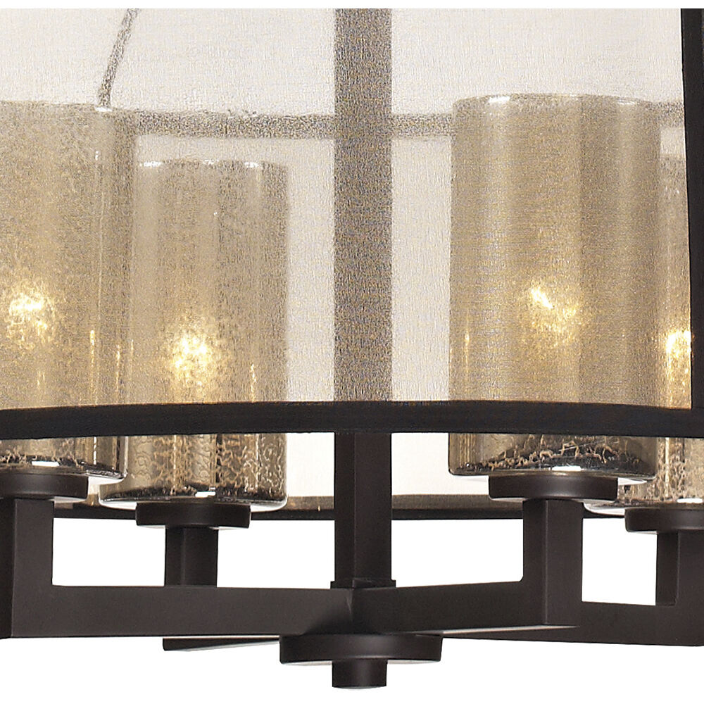 Diffusion 4 Light 24 inch Oil Rubbed Bronze Chandelier Ceiling Light