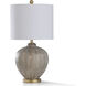 Baffo 29 inch 150.00 watt Gold and Cream Table Lamp Portable Light