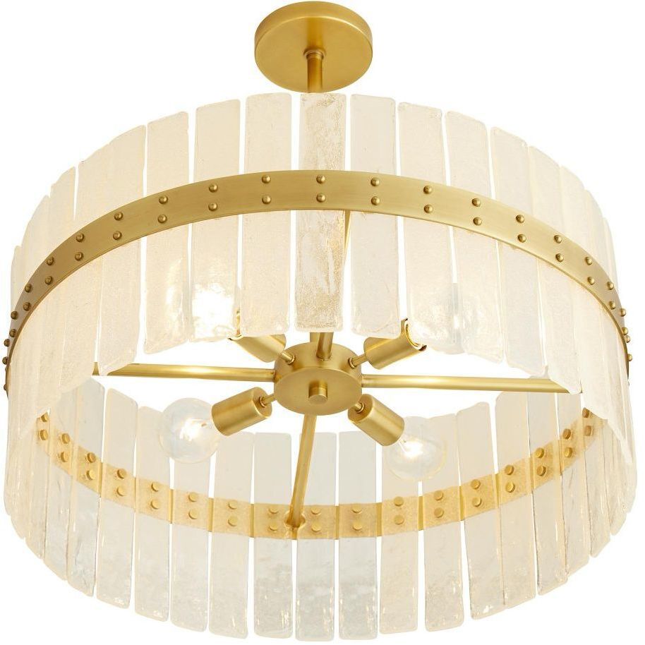 Sinclair 4 Light 28 inch Antique Brass Chandelier Ceiling Light