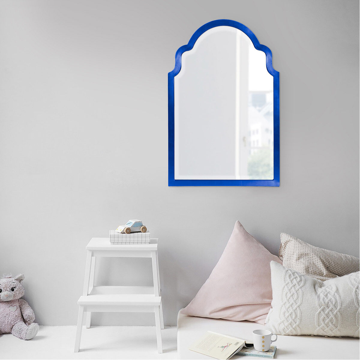 Sultan 36 X 24 inch Glossy Royal Blue Wall Mirror