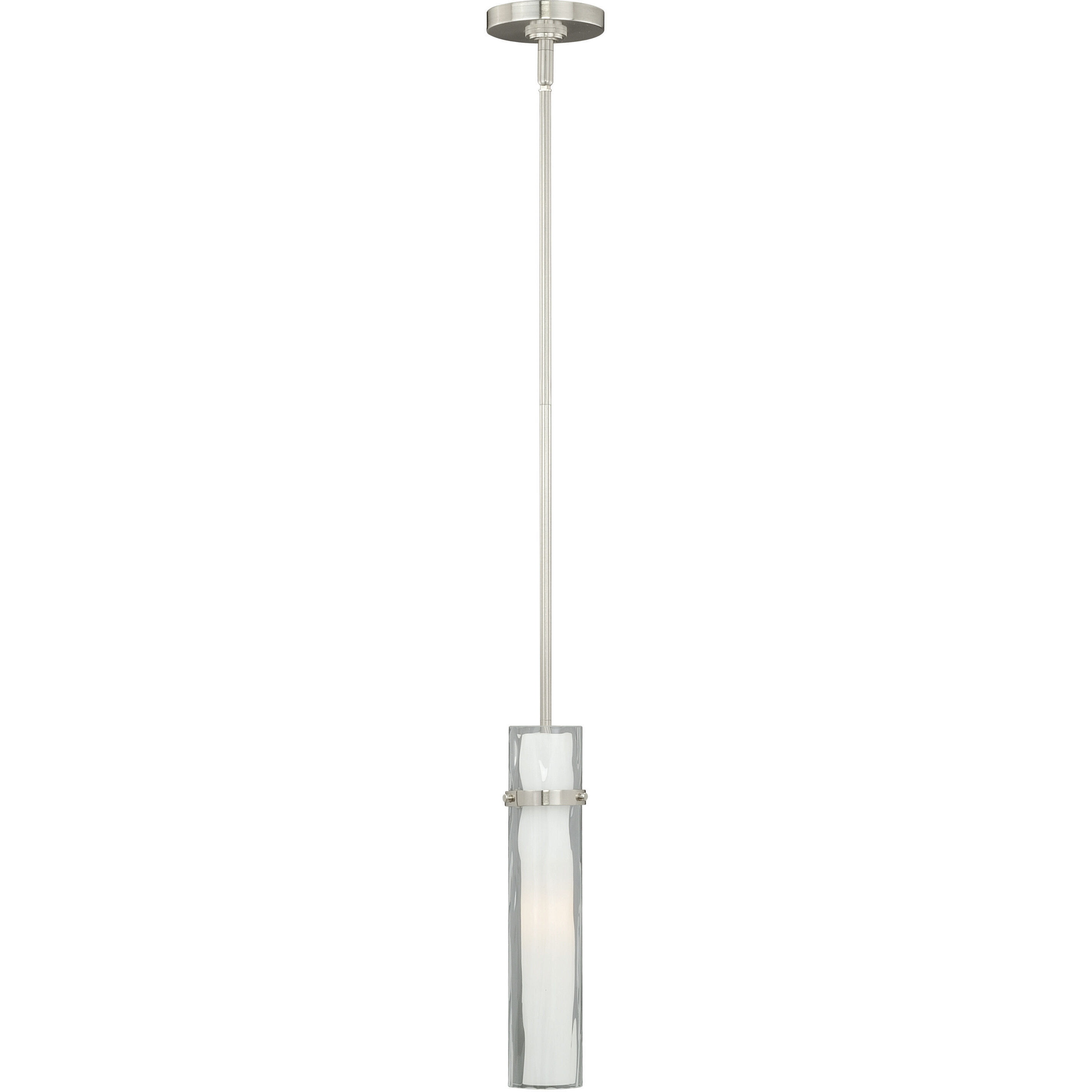 Vilo LED 4.5 inch Satin Nickel Mini Pendant Ceiling Light