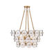Kintrel 4 Light 28.75 inch Legacy Brass Pendant Ceiling Light