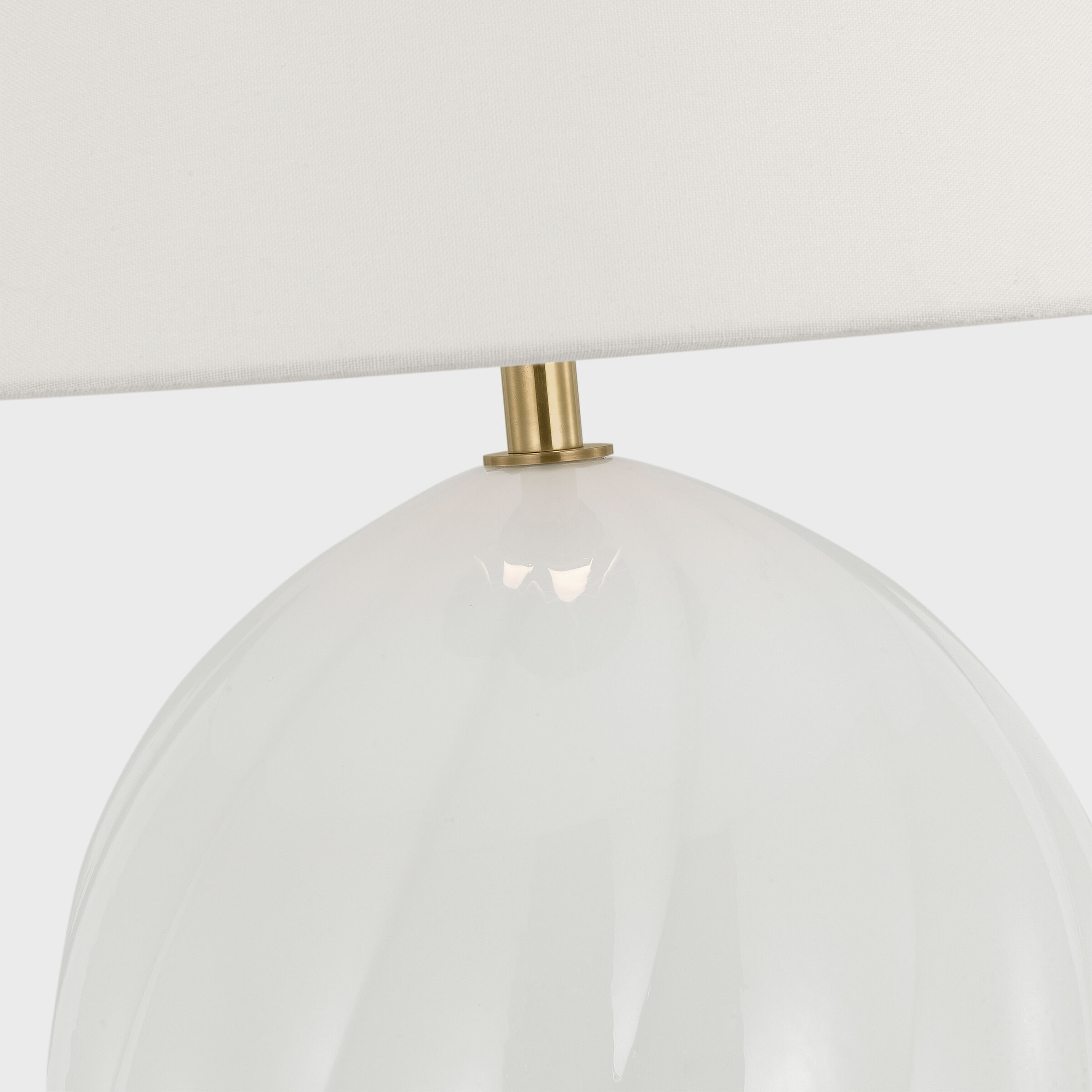 Julie Neill Talia 29.25 inch 5.00 watt White Glass Cordless Table Lamp Portable Light, Medium