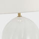 Julie Neill Talia 29.25 inch 5.00 watt White Glass Cordless Table Lamp Portable Light, Medium