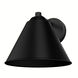 Aeronaut 1 Light 9 inch Matte Black Outdoor Wall Light, Small