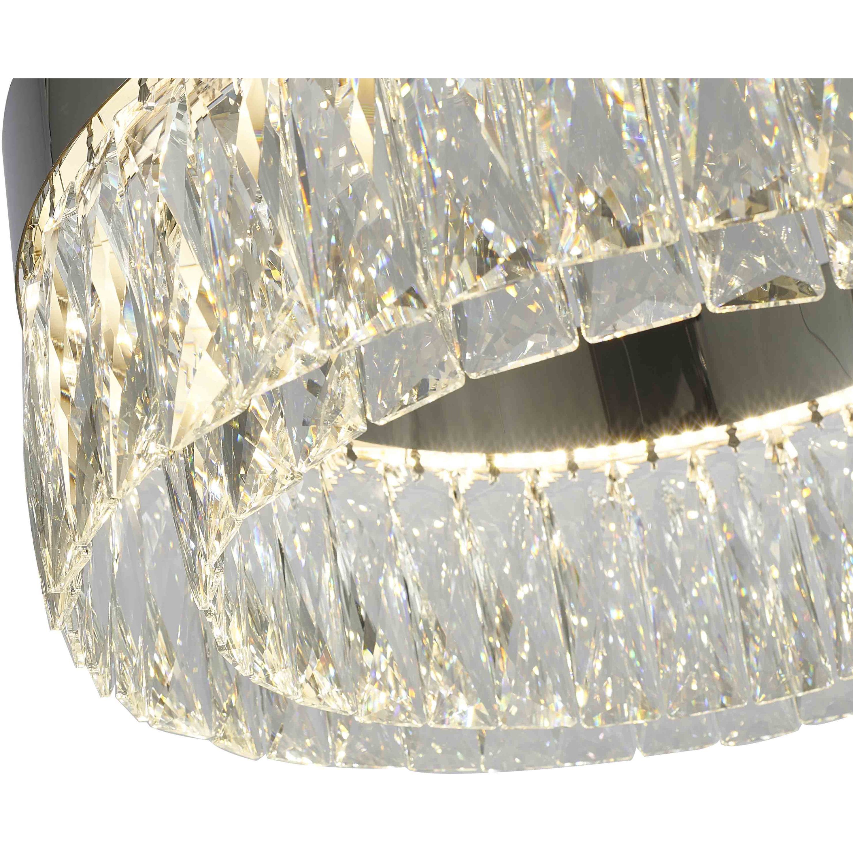 Canada LED 16 inch Chrome Chandelier Ceiling Light