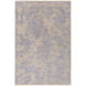 Transcendent 102 X 66 inch Blue and Gray Area Rug, Wool