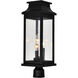 Milford 3 Light 21.5 inch Black Outdoor Lantern Head