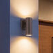 Kelley LED 8 inch Bronze Outdoor Wall Lantern