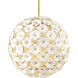 Marianne 7 Light 28 inch Deluxe Gold Chandelier Ceiling Light