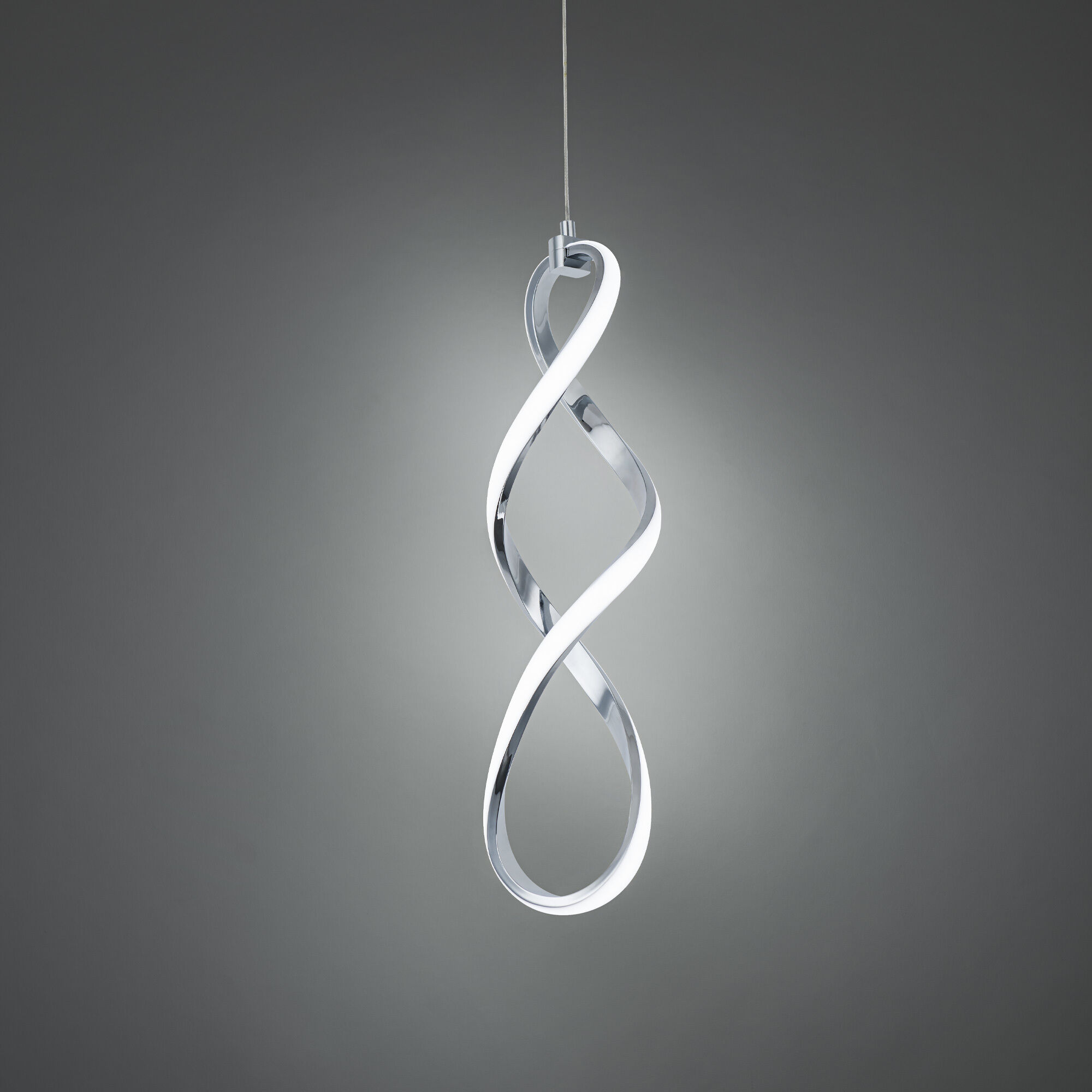 Interlace LED 5.13 inch Chrome Mini-Pendant Ceiling Light, dweLED
