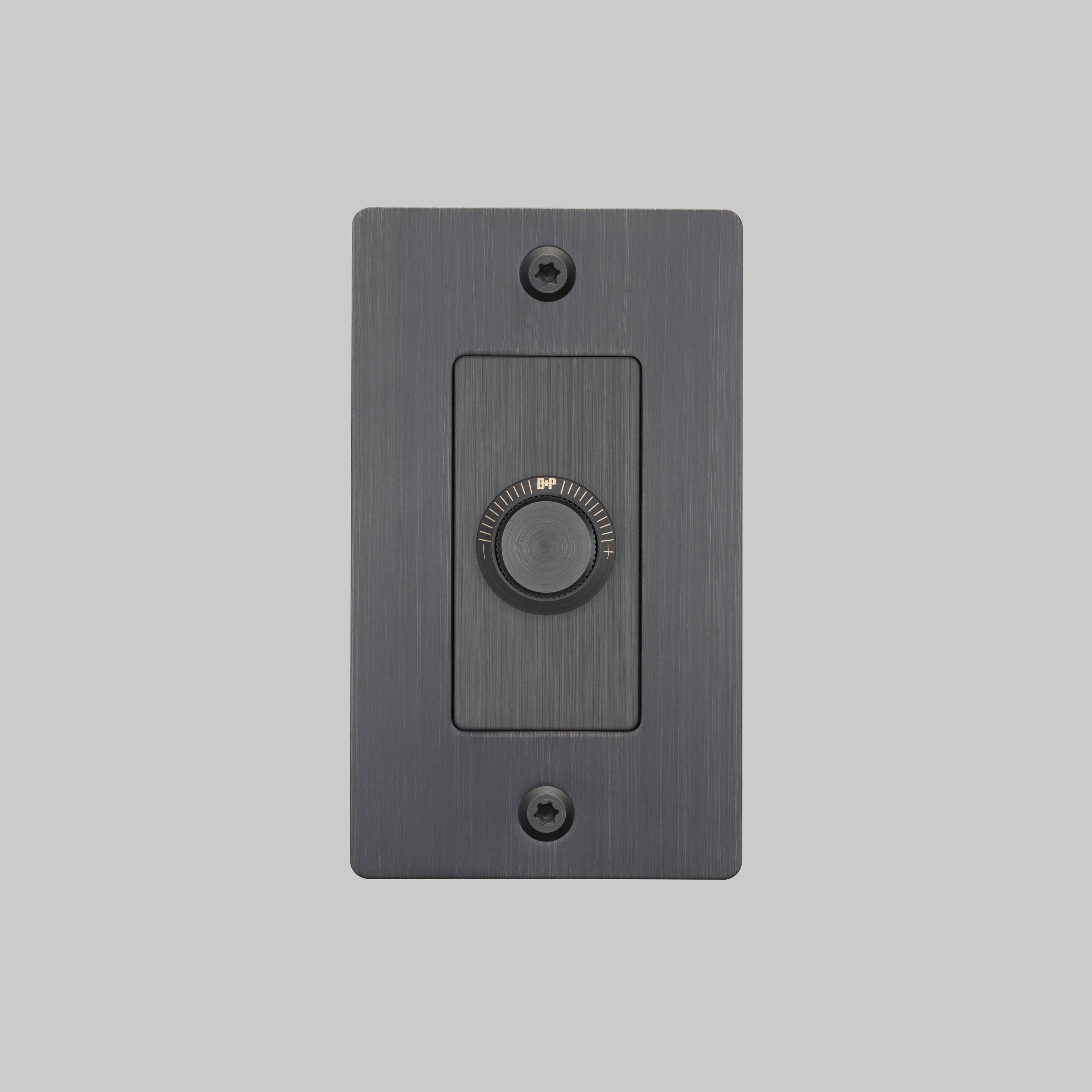 1G 100-120 Smoked Bronze Dimmer Switch, LED