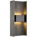 Scotsman 2 Light 17.5 inch Graphite Outdoor Wall Sconce