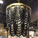 Pembroke 1 Light 27.5 inch Black and Brass Chandelier Ceiling Light
